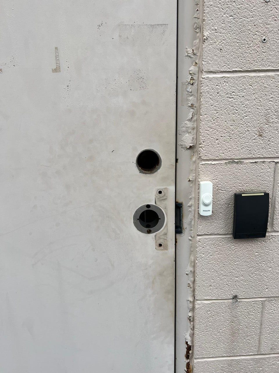 Commercial storefront mortise rekey