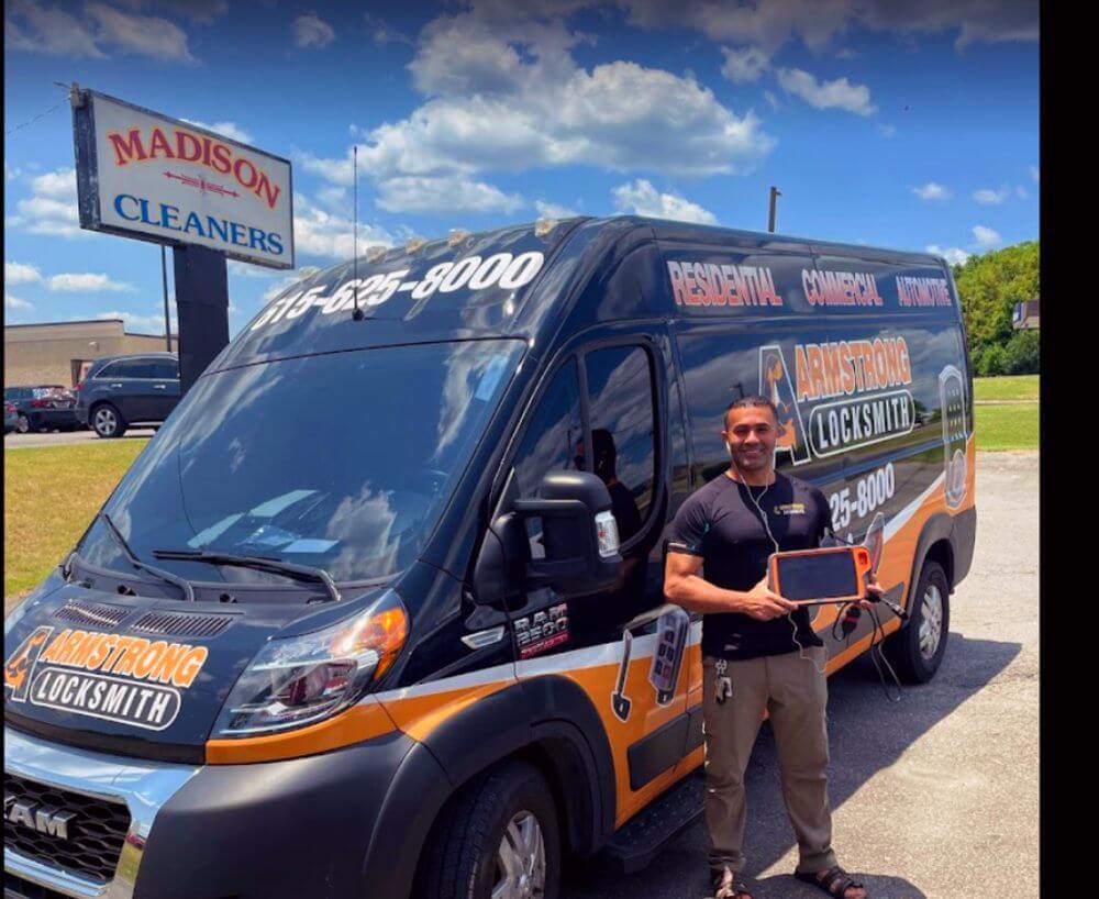 Armstrong Locksmith Nashville mobile service van and technician