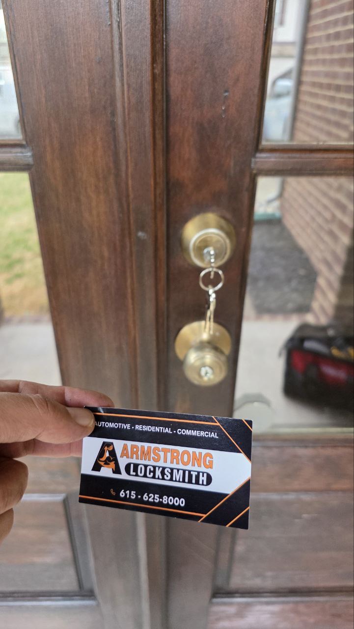 Residential locks rekey done by Armstrong Locksmith team