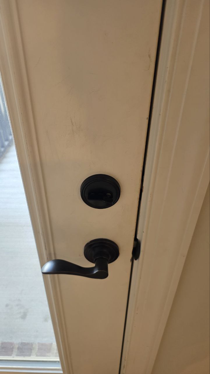 After installing new lock in Franklin TN