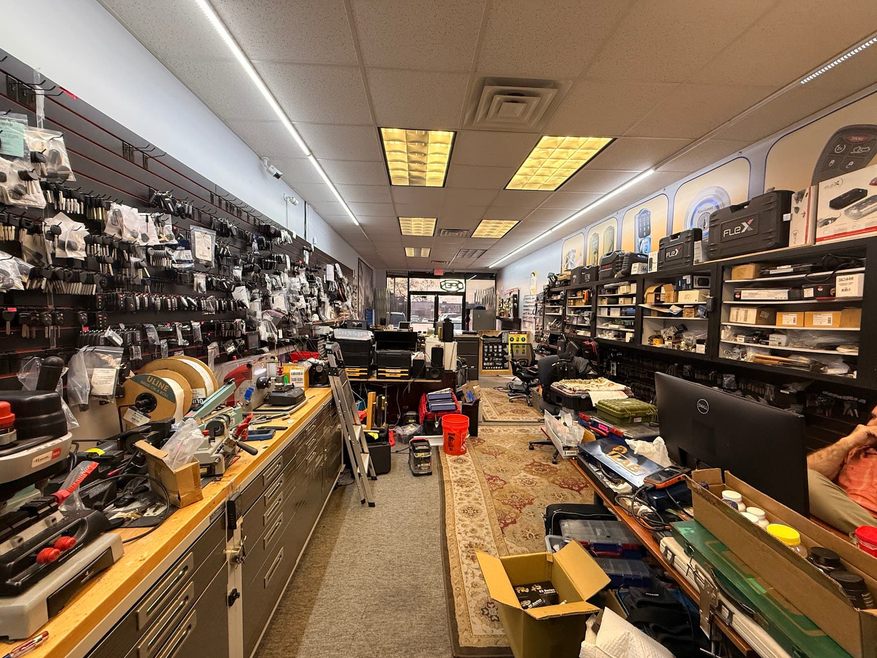 Key programming equipment used for Honda key replacement at the Armstrong Locksmith shop in Nashville